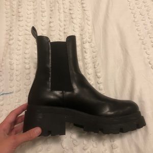 Zara Chelsea Lug Boots